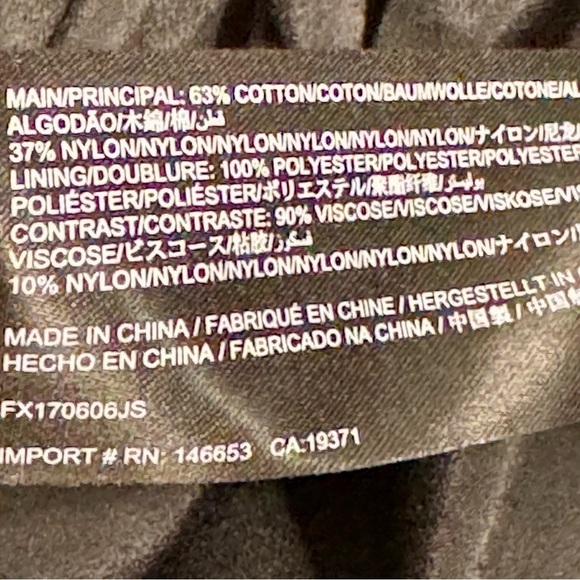 FINDERS KEEPERS Wide Leg Cropped V-Neck Side Cutout Grid Pattern Leg Jumpsuit - Picture 11 of 11